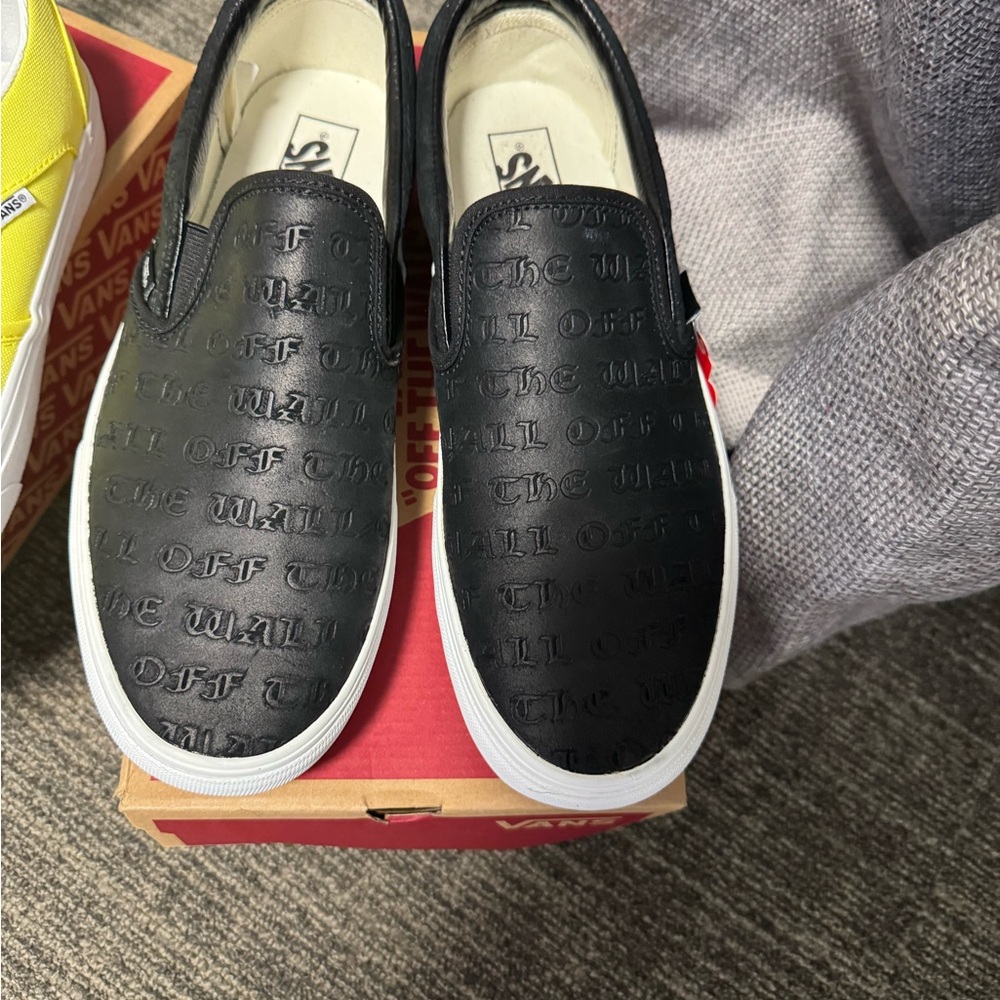 Vans Black Slip-On Shoes
